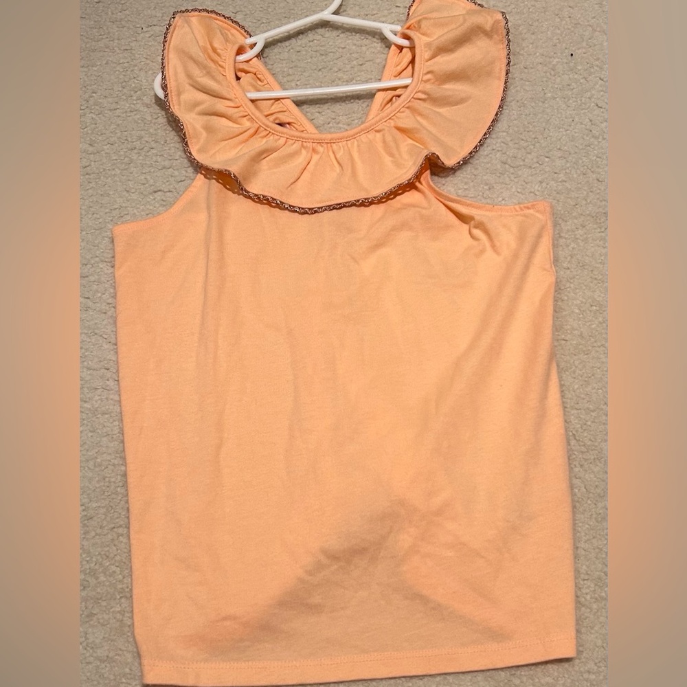 Janie and Jack Peach colored sleeveless tank top